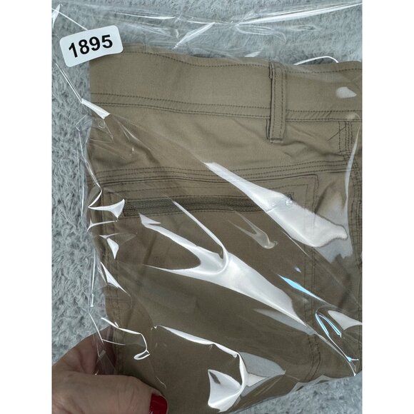Mens Beige 32 Gerry Cargo Shorts Adjustable Belt Nylon/Spandex Durable - PreOwne - Picture 16 of 16
